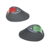 Set de Luces de Navegación Verticales Rojo / Verde con Carcasa en Color Negro para Embarcaciones a Motor de Menos de 20 Metros