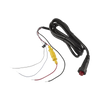 4-pin threaded power cable.