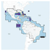Cobertura Marítima / Costa de México, Centroamérica y Brasil / Incluye Golfo de EE. UU. y Costa Oriental / Bermudas, Bahamas, Cuba, Puerto Rico / Islas Vírgenes, Jamaica, Canal de Panamá / Costa Occidental de Sudamérica