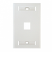 BELDEN AX102660 - Faceplate / Placa frontal / 1 Ventana / Color blanco / KEYCONNECT