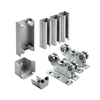 KIT para puertas autoportantes de hasta 3 m y 600 kg con guia para puertas corredizas