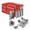 KIT para puertas autoportantes de hasta 3 m y 600 kg con guia para puertas corredizas