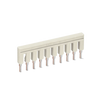 Puente Eléctrico / 10 Polos / Aislado / 25 A / 800 V / Gris Claro / Material Cobre Electrolítico / Reducción de Sección