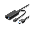 Active USB 3.0 Extension Cable with Micro USB Power Port / 10 Meters / USB 3.0 at 5Gbps / Driver-free / Ideal for printers, consoles, webcams, etc.