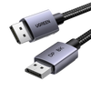 Cable DisplayPort 1.4 | 3 Metros (9.84 Pies) | Resolución 8K@60Hz | Blindaje Interno Múltiple | 3D/HDR+/HDCP | 32.4 Gbps | FreeSync G-Sync | Certificado VESA | Núcleo de Cobre Estañado | Malla de Nylon | Carcasa de Aluminio