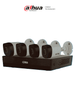 SAXXON SUA-KIT/XVR1E04-I/4-B10P-0280B - Kit de 4 Canales HDCVI/ Cámaras B10P de 1MP 720P/ Lente de 2.8mm con Apertura de Hasta 100°/ Grabador de 4 Canales con Detección de Movimiento Inteligente/ Entradas y Salidas de Audio/