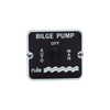 Three-position switch for 12 or 24 Vdc bilge pump control.
