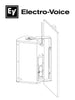 ElectroVoice M_EVCUB2WHT - Soporte en U 12 y 15 / Blanco / Ajuste hasta 60° / Compatible con EVC-1152 y EVC-1122