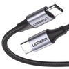 USB-C to USB-C Cable | 1 Meter (3.28 Feet) | 480 Mbps Data Transfer | Up to 60W Fast Charging | QC 4.0/3.0/2.0 | PD3.0 | FPC | AFC | Built-in Protection | Aluminum Casing | Braided Nylon | Black Color