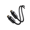 Cable Óptico Toslink (S/PDIF) de Alta Calidad para Audio Digital / 3 Metros (9.84 Pies) / Tapa de Protección / Dolby 7.1 Canales / Diseño Durable / Plug & Play / Color Negro
