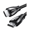 Cable HDMI 2.1 de Nylon Trenzado / 1 Metro (3.28 Pies) / 8K@60Hz/4K@120Hz / eARC (Canal de Retorno de Audio) / HDR10+ / VVR / HEC (Canal Ethernet HDMI) / ALLM / 3D / Dolby Atmos / Dolby Vision / 48 Gbps / Mayor Duración.