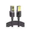 Cable Ethernet Cat7 CLASS F/FTP Redondo con Malla de Nylon 5 Metros (16.40 Pies)