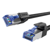 Cable Ethernet Cat8 CLASS F/FTP Redondo con Malla de Nylon 1 Metro (3.28 Pies)
