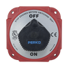 Interruptor Desconexión Batería 9703 con Desconexión Campo Alternador, 480 Amperios Continuos, 1200 Amperios Intermitentes, 6-32 VDC, Terminales 1/2 Pulgada, Montaje Marino