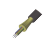 Cable de Fibra Óptica de 6 Hilos, Interior/Exterior, Tight Buffer, Dieléctrica, LSZH, Multimodo OM4 50/125 Optimizada, 1 Metro (3.28 Pies)