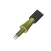 Cable de Fibra Óptica de 6 Hilos, Interior/Exterior, Loose Tube, No Conductiva (Dieléctrica), LS0H, Monomodo OS1/OS2 9/125, 1 Metro (3.28 Pies)
