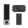 Mini Controlador de Acceso con Teclado Inalámbrico / Cuenta con Botón de Salida Inalámbrico / Soporta Tarjeta y Contraseña / Cuenta con Botón de Timbre