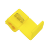 Conector rápido / 12 - 10 AWG / Amarillo / Empalme seguro y rápido sin pelar cables / Paquete de 25 unidades.