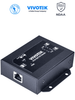 VIVOTEK AP-GXC-0200 - Extensor PoE de 2 puertos Gigabit Ethernet para interiores, con hasta 68W y hasta 300m en conexión en cascada de 2 unidades, compatible con NDAA.