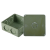 Caja Cuadrada y Tapa para Tubería PVC Conduit de 1.