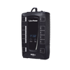 UPS de 900 VA/480 W, Topología Línea Interactiva, Entrada 120 Vca NEMA 5-15P, Tipo Gabinete Compacto, Con 12 Tomas NEMA 5-15R