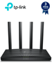 TP-LINK Archer AX12 - Ruteador WiFi 6 AX 1500Mbps con 1 puerto WAN RJ45 Gigabit Ethernet, 3 puertos LAN RJ45 Gigabit Ethernet, tecnologías MU-MIMO y OFDMA, y 4 antenas con Beamforming.