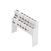 Soporte + Barra de Conexion (8 MOD) (8+2 ENTR.) IP40