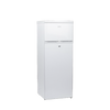 Refrigerador Combinado Solar de 220L (7.7 pies cúbicos) - 12/24V, Alta Capacidad, Óptimo Para Operación Fuera de la Red, Rendimiento Superior.