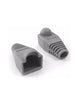 SBE TECH SBE-CAP6A-828-GY Bota para conector plug RJ45 CAT 6A / Color gris / Paquete 50 piezas