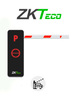 ZKTECO BGM1060L -Barrera Vehicular/Brazo Recto Telescópico con Dirección Ajustable/6 m/Gabinete con Luz LED/Indicador de Estado/Apertura en 5s/Incluye 2 controles/Módulo Wi-Fi para conectarse con la App gratuita ZK Barrier y apertura o cierre