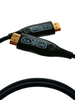 SAXXON SX05HDF047 - Cable HDMI de 5 Metros por Fibra Óptica 4K@60Hz / Fibra de 4 hilos + 7 hilos de cobre estañado / Compatible con HDMI 2.0 / Alta velocidad 18 Gbps / 3D / HDR / Caja de Aleación de Zinc / Calidad Premium
