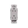 Tamper-resistant 125V 15A outlet.