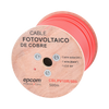 500 Meter Spool / Red Photovoltaic Cable / COPPER Material / 6mm² (10AWG) / 2000 VDC