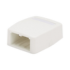 Caja de Montaje en Superficie, Para 2 Módulos Mini-Com, Color Blanco