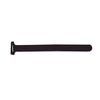 Hook and loop strap, black, 150 x 12mm (5 pcs) (4300-02021)