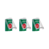 3-Pack of Buttons with 3 Different Activation Methods and 3 Different Messages, Green Color