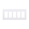 5-Gang Wall Plate for Dimmer, Switch, or PICO Wireless Remote Control