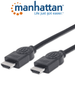 MANHATTAN 323239- Cable HDMI de Alta Velocidad de 5 Metros/ Resolución 4k@30Hz/ Soporta 3D/ HDMI Macho a Macho/ Soporta Canal de Retorno de Audio ARC/ Blindado para Reducir Interferencia/