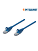 INTELLINET 342605 - Cable de conexión / CAT 6 / 3.0 metros 10.0Ft / UTP Azul / Cable patch
