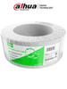 DAHUA PFM922I-5EUN-C-100 - Rollo de 100 metros de cable UTP Cat 5e, fabricado con conductores de aluminio recubiertos de cobre CCA, en color blanco. Ideal para uso en interiores, con cubierta FR-PVC retardante de llama