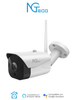NGTECO NGC401 - Bullet Camera WiFi / 1080P / IR Distance 15 meters / Local and Cloud Storage / Remote Control / Two-Way Audio / Works with Alexa