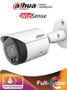 DAHUA IPC-HFW2449S-S-IL - Cámara Bullet IP 4 Megapíxeles/ Iluminador Dual Inteligente+Full Color/ WizSense/ Lente de 2.8mm/ 95 Grados/ Micrófono Integrado/ 30 Mts de IR y Luz Visible/ Metal/ Ranura MicroSD/ WDR 120dB/ SMD Plus/ PoE