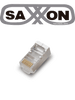 SAXXON S901B - Conector plug RJ45 para cable UTP/FTP /CAT 5E / Blindado / Paquete de 100 piezas