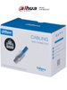 DAHUA DH-PFM976-631-PT - Caja con 100 Plugs Pass through RJ45 Cat6/ Chapado de Oro de 15 U/ Clasificación de Resistencia al Fuego UL94V-2 /