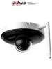 DAHUA SD1A204DB-GNY-W - Cámara IP PTZ WiFi de 2 Megapíxeles/ Zoom Óptico 4X/ Antivandálica/ Luz IR de 20 Metros/ Micrófono Integrado/ Ranura para MicroSD/ Detección Facial/ SMD 3.0/ Protección IP66/IK08/