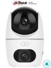 DAHUA HPT1339DD-STW-3E2-IL - Cámara IP PT dual de 6 megapíxeles/ Serie Hero/ 2 lentes de 2K/ 30 m IR y luz visible/ Botón de llamada/ Audio bidireccional/ Detección de humanos y mascotas/ Disuasión activa/ Seguimiento automático/ Ranura MicroSD/ H3D-3F