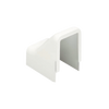 Conexión para techo falso/entrada, para uso con canaleta LD10, material ABS, Color Blanco Mate