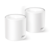 Kit de 2 routers inalámbricos de malla para interiores para el hogar / Wi-Fi 6 de doble banda AX1500 Mbps / 2 puertos Gigabit WAN/LAN / 2 antenas internas / Gestión mediante la aplicación Deco (iOS, Android) / Protección HomeShield