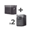 Portable Power Station Kit 2048Wh + 2 Extra Batteries 2048Wh (6144Wh Total)