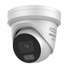 [Doble luz + ColorVu 3.0 + HikAI] Cámara IP Turret 8 Megapíxeles / Lente 2.8 mm / 30 mts IR + Luz Blanca / 2 Micrófonos Integrados / Exterior IP67 / Estrobo Azul y Rojo / WDR 130 dB / ACUSENSE 3.0 / Metal / NEMA 4X / ACUSEARCH